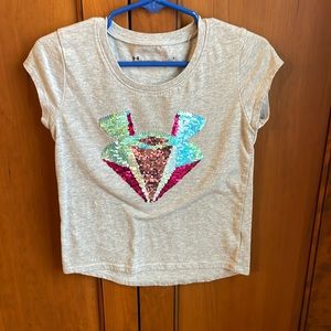 Under armour sequin tee
